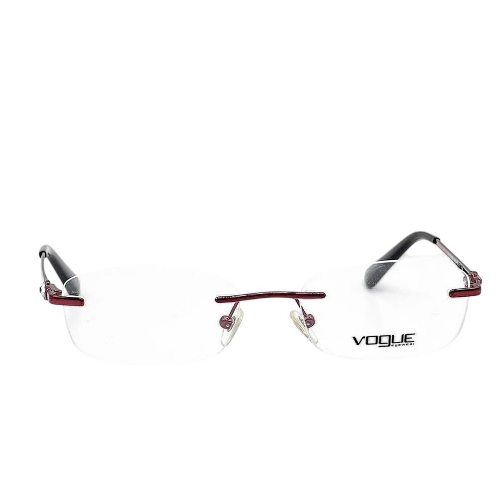 VOGUE VO3956 BI 812 DARK PURPLE CRYSTAL EYEGLASSES 51-17-135 AUTHENTIC